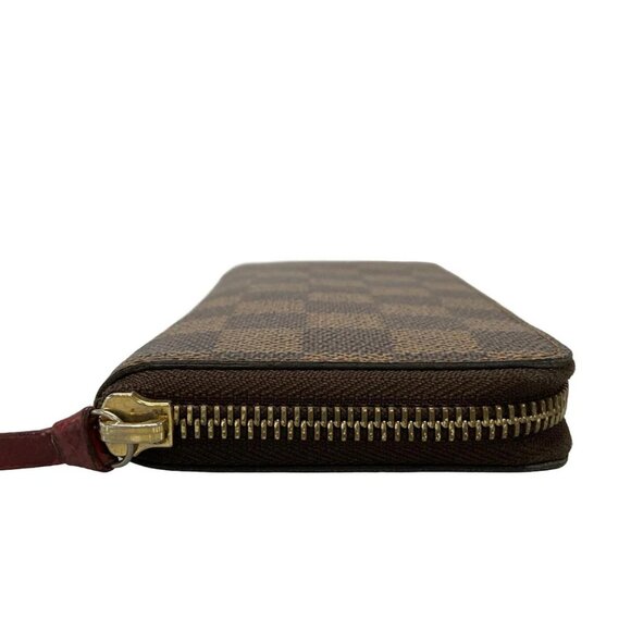 Auth LOUIS VUITTON Portefeuille Clmence N60534 Cerise Damier - Picture 4 of 16